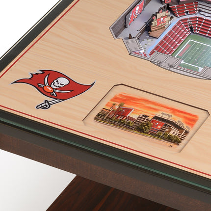Tampa Bay Buccaneers 25 Layer Stadium View Lighted End Table