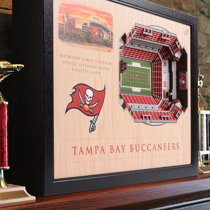 Tampa Bay Buccaneers 25 Layer Stadium Art