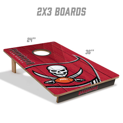 Tampa Bay Buccaneers 2x3 Cornhole Boards
