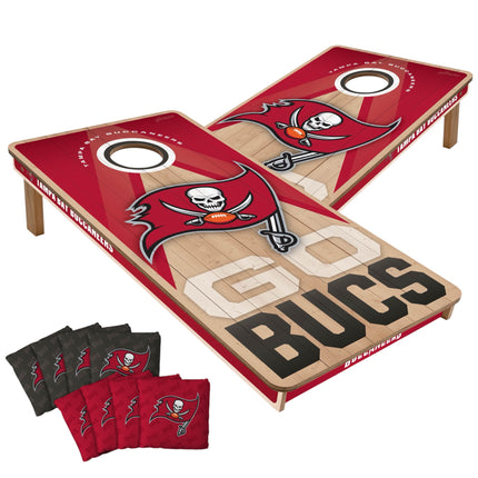 Tampa Bay Buccaneers Cornhole Boards 2x4 Slogan Series