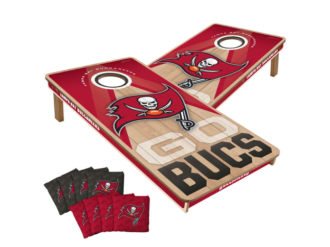 Tampa Bay Buccaneers Cornhole Boards 2x4 Slogan Series