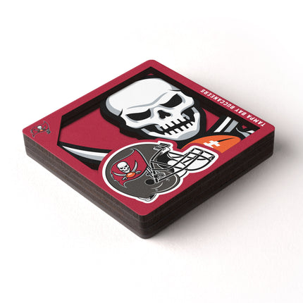 Tampa Bay Buccaneers 3D Logo Series Magnet