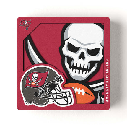 Tampa Bay Buccaneers 3D Logo Series Magnet