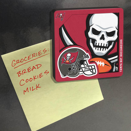 Tampa Bay Buccaneers 3D Logo Series Magnet