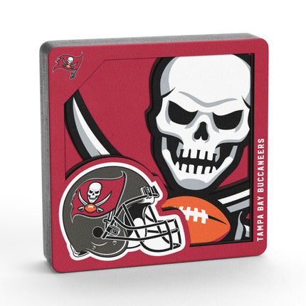 Tampa Bay Buccaneers 3D Logo Series Magnet
