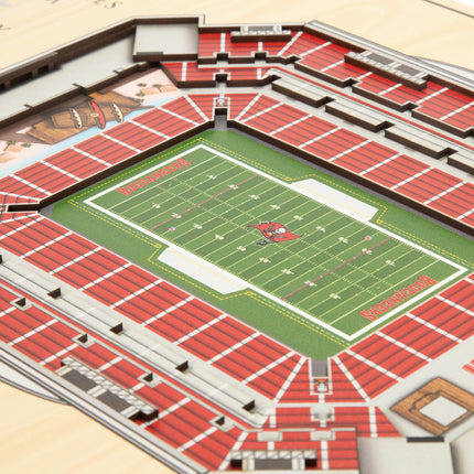 Tampa Bay Buccaneers 5-Layer 3D StadiumView Wall Art