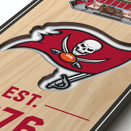Tampa Bay Buccaneers 3D Stadium 6x19 Banners
