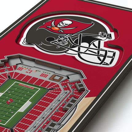 Tampa Bay Buccaneers 3D Stadium 6x19 Banners