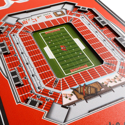 Tampa Bay Buccaneers 8x32 3D Stadium Banner