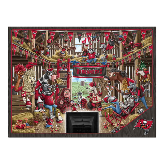Tampa Bay Buccaneers Barnyard Fans Puzzle - 500 PC