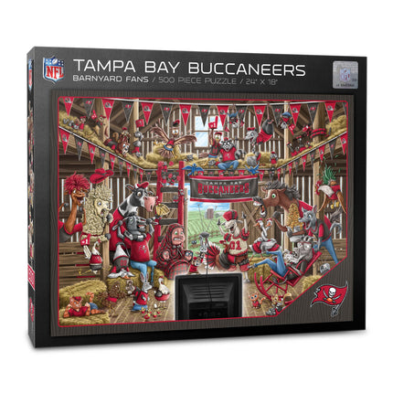 Tampa Bay Buccaneers Barnyard Fans Puzzle - 500 PC