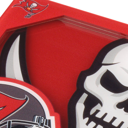 Tampa Bay Buccaneers 3D Logo Series Coasters