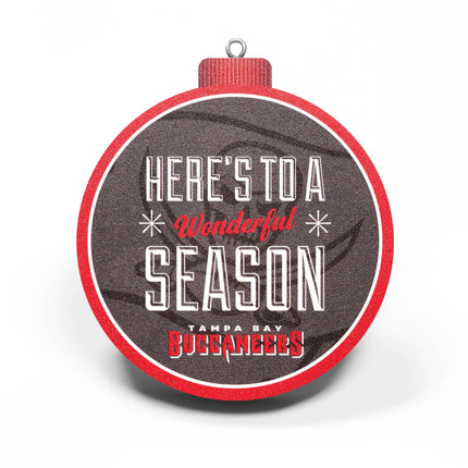 Tampa Bay Buccaneers 3D Logo Series Ornament
