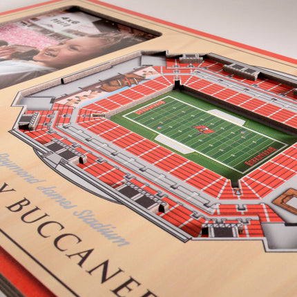 Tampa Bay Buccaneers 3D StadiumView Picture Frame