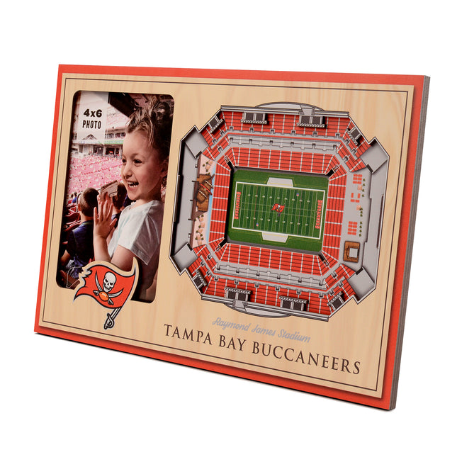 Tampa Bay Buccaneers 3D StadiumView Picture Frame