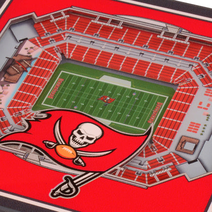 Tampa Bay Buccaneers 3D Stadium View Coasters
