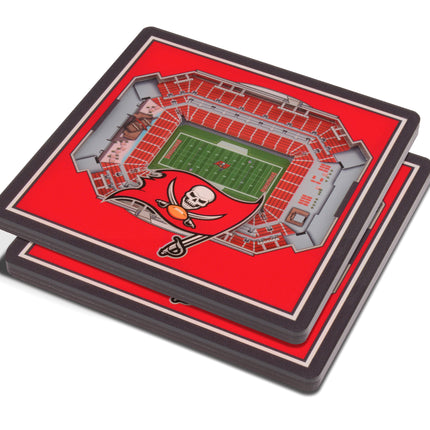 Tampa Bay Buccaneers 3D Stadium View Coasters