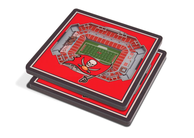 Tampa Bay Buccaneers 3D Stadium View Coasters