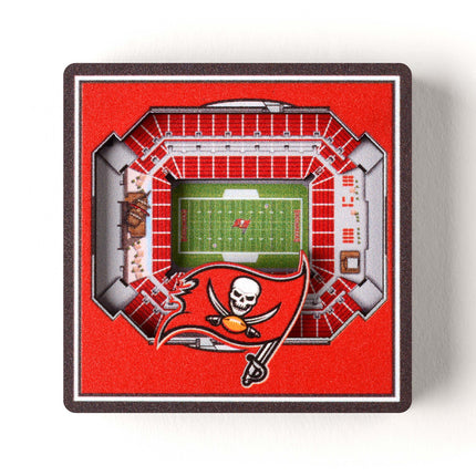 Tampa Bay Buccaneers 3D StadiumView Magnets