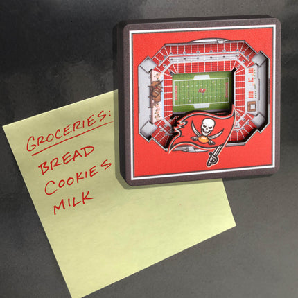 Tampa Bay Buccaneers 3D StadiumView Magnets