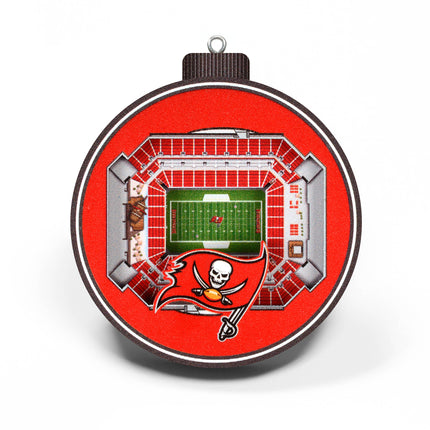 Tampa Bay Buccaneers 3D StadiumView Ornaments