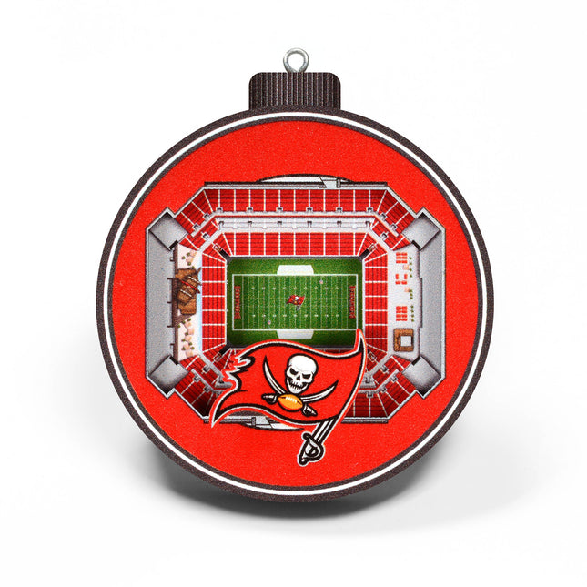 Tampa Bay Buccaneers 3D StadiumView Ornaments