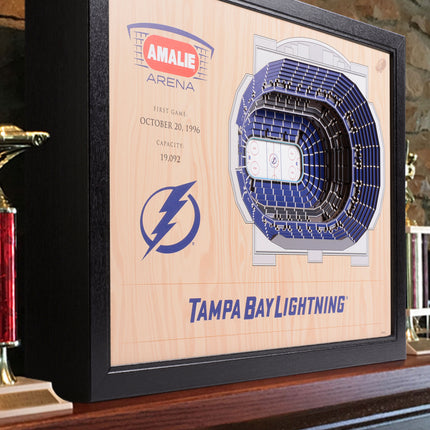 Tampa Bay Lightning 25 Layer Arena Art