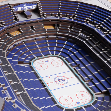 Tampa Bay Lightning 25 Layer Arena Art