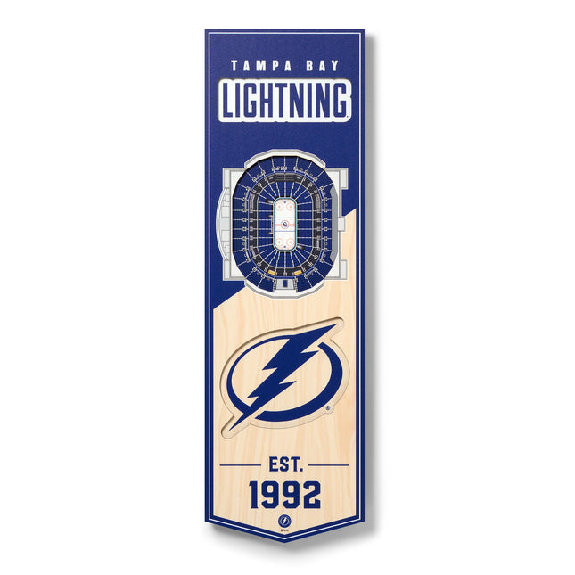 Tampa Bay Lightning 3D Stadium 6x19 Banners