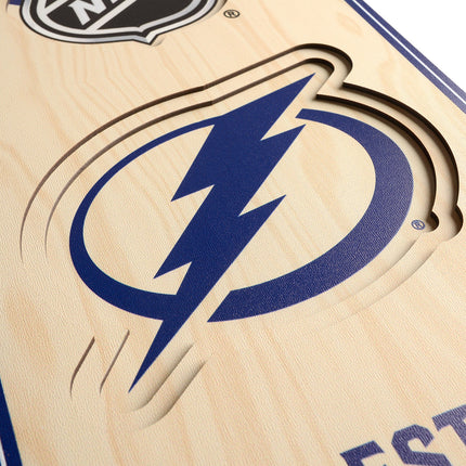 Tampa Bay Lightning 8x32 3D Stadium Banner