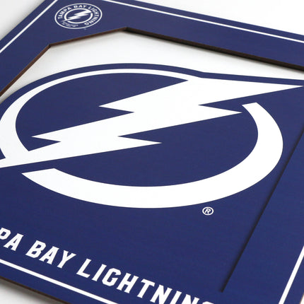 Tampa Bay Lightning 3D Logo Series Wall Art - 12x12