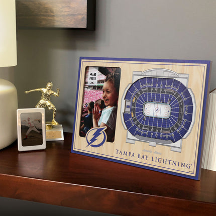 Tampa Bay Lightning 3D StadiumView Picture Frame