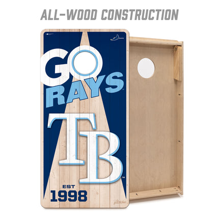 Tampa Bay Rays Cornhole Boards 2x4