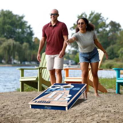 Tampa Bay Rays Cornhole Boards 2x4