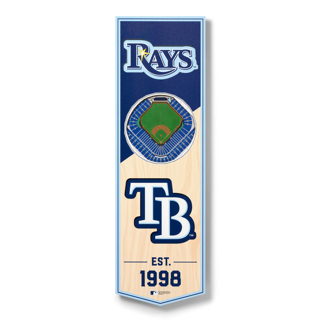Tampa Bay Rays 3D Stadium 6x19 Banners