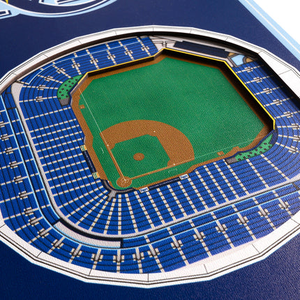 Tampa Bay Rays 8x32 3D Stadium Banner