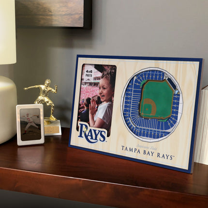 Tampa Bay Rays 3D StadiumView Picture Frame