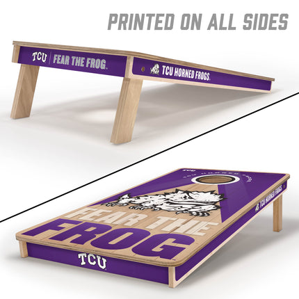 TCU Horned Frogs 2x4 Slogan Series Cornhole Boards