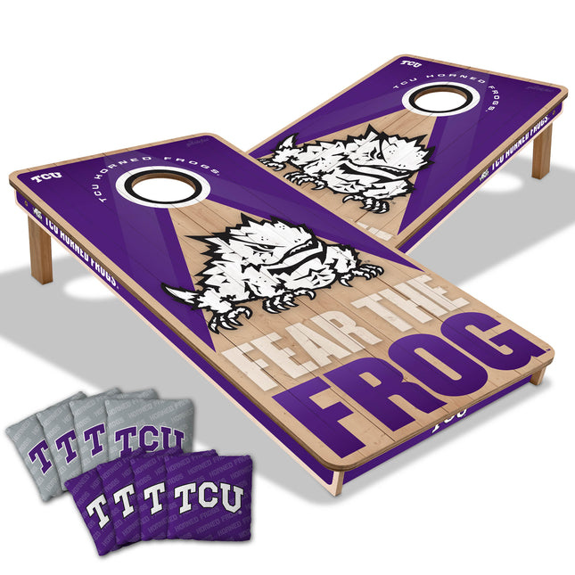 TCU Horned Frogs 2x4 Slogan Series Cornhole Boards