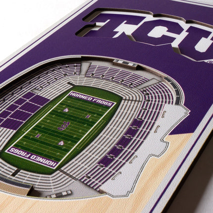 TCU Horned Frogs 3D Stadium 6x19 Banners