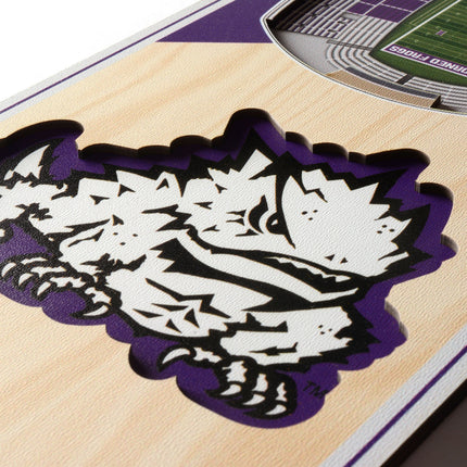 TCU Horned Frogs 3D Stadium 6x19 Banners