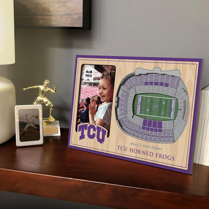 TCU Horned Frogs 3D StadiumView Picture Frame