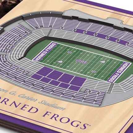TCU Horned Frogs 3D StadiumView Picture Frame