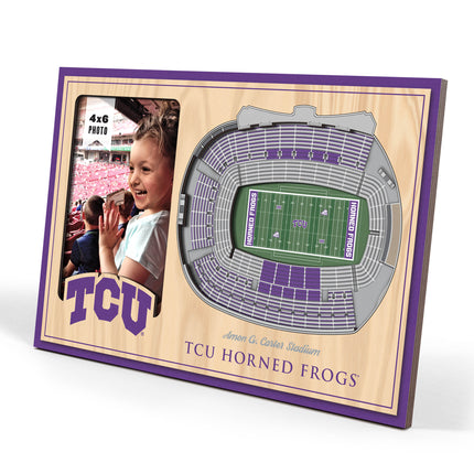 TCU Horned Frogs 3D StadiumView Picture Frame