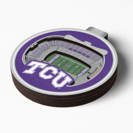 TCU Horned Frogs 3D StadiumView Ornaments
