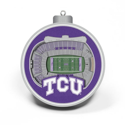 TCU Horned Frogs 3D StadiumView Ornaments