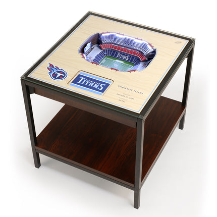 Tennessee Titans 25 Layer Stadium View Lighted End Table