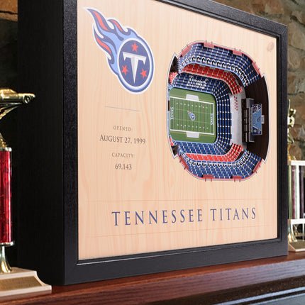 Tennessee Titans 25 Layer Stadium Art