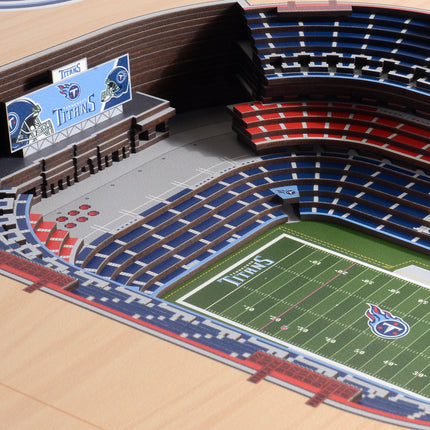 Tennessee Titans 25 Layer Stadium Art