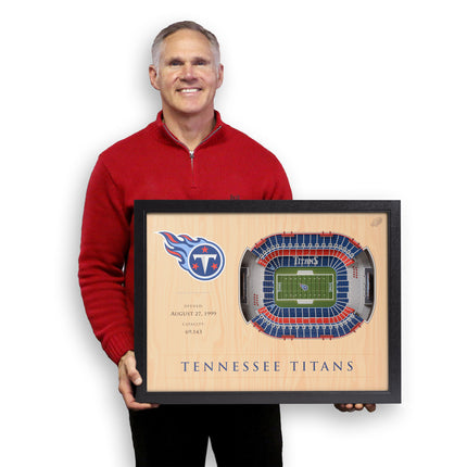 Tennessee Titans 25 Layer Stadium Art